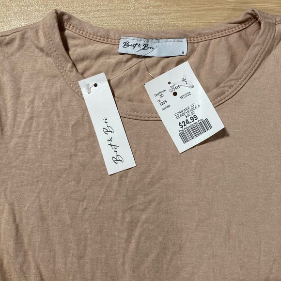 NWT Brit & Bri nude/tan dress - Picture 3 of 4